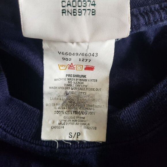 Northern Reflections Vintage Womens Blue Short‎ Sleeve Love Birds Shirt Size S - Picture 5 of 7